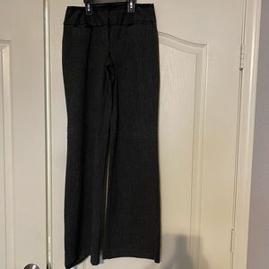 Gray with black in the pants, waist and pocket outlines. Size 4R